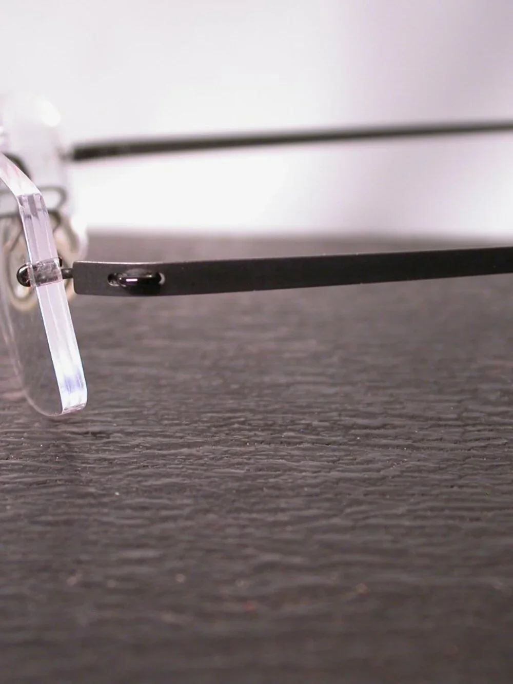 Lindberg Dark Gray Strip Titanium Modern Eyeglasses Frames Made in Denmark